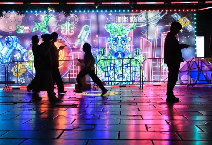 光影藝術(shù)展現古蜀文明