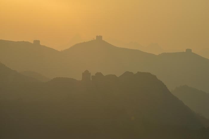 金山嶺長(cháng)城日出景色壯美