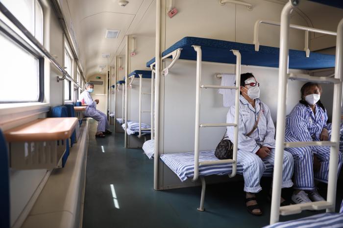 建在火車(chē)上的慈善眼科醫院