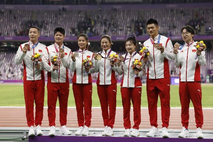 中國田徑運動(dòng)員遞補奧運獎牌儀式舉行