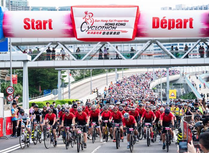 香港市民周末樂(lè )享“單車(chē)節”