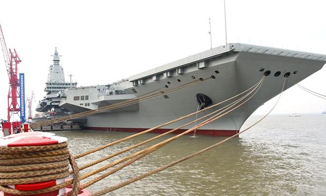 福建艦出海開(kāi)展首次航行試驗